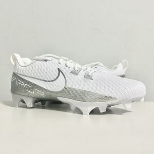 Nike Vapor Edge Speed 360 2 “White Metallic Silver” Men’s Size 9 Football Cleats